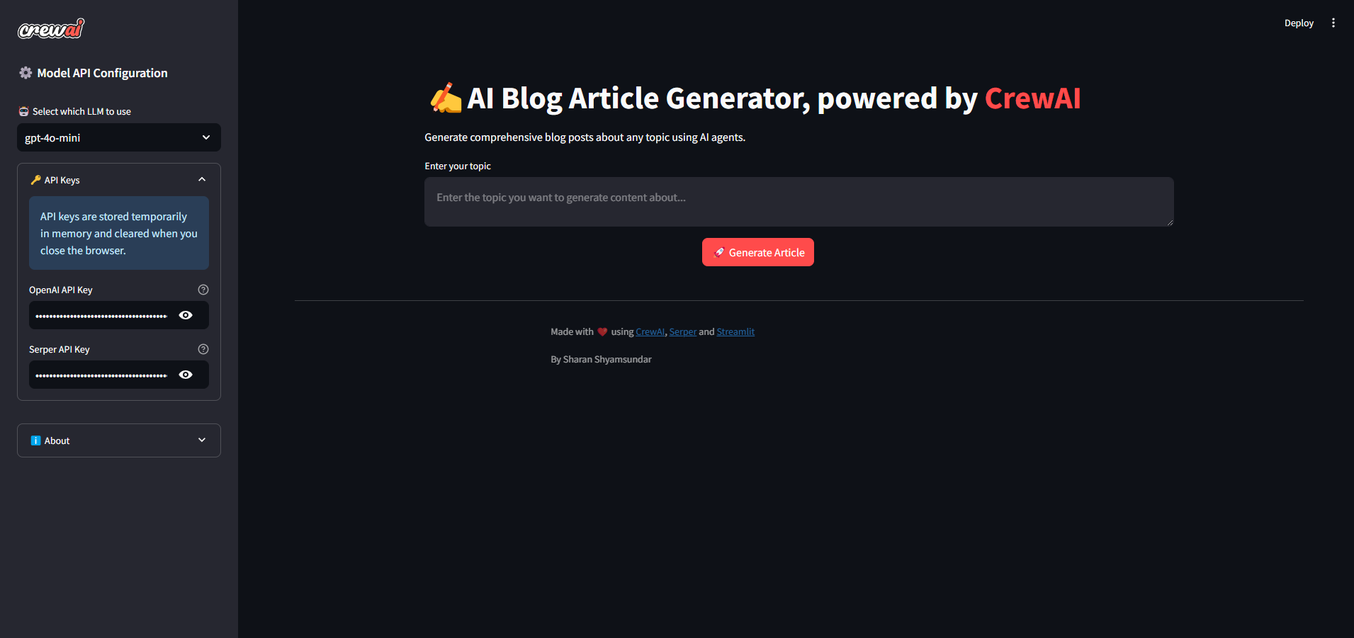 Article Writer